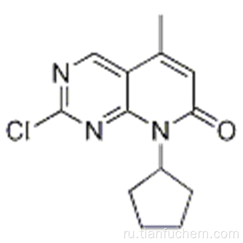 2-хлор-8-циклопентил-5-метилпиридо [2,3-d] пиримидин-7 (8H) -он CAS 1013916-37-4